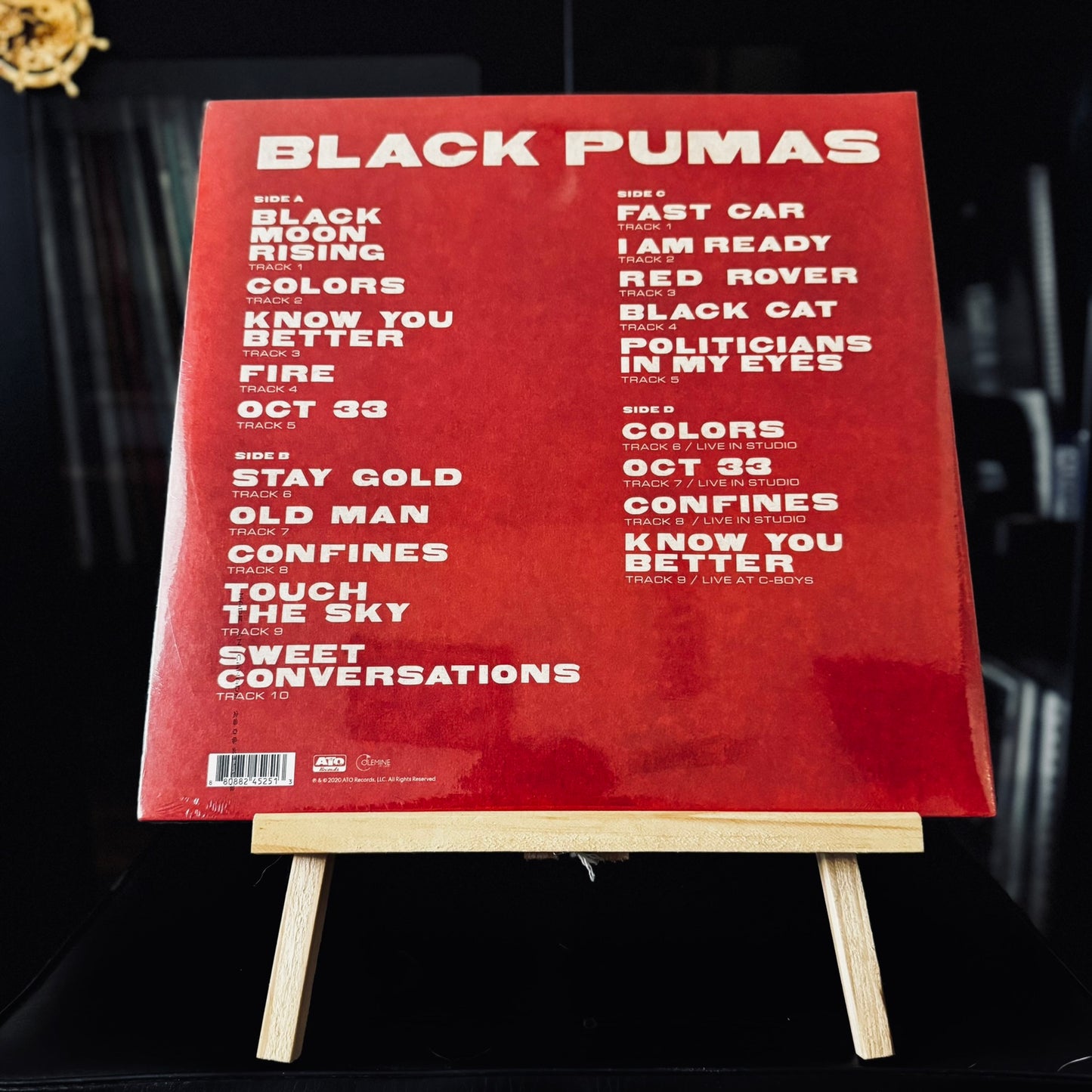 Black Pumas – Black Pumas (Deluxe Edition) | Vinilo doble Gold & Red/Black Marble